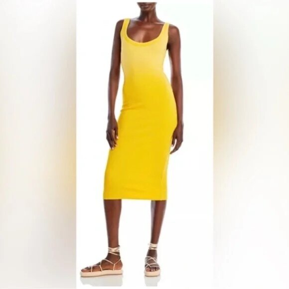 Cotton Citizen Dresses & Skirts - Cotton Citizen Ibiza Midi Dress, Yellow - Medium - NWT